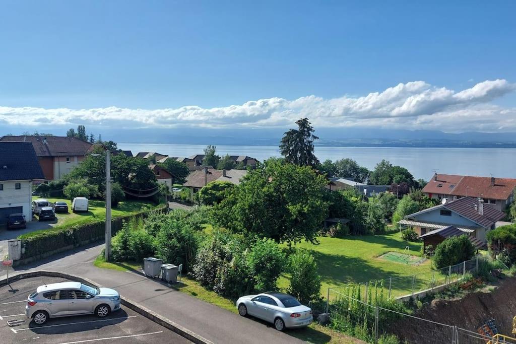 Appart Cosy Avec Vue Sur Le Lac Leman Эвиан-ле-Бен Экстерьер фото