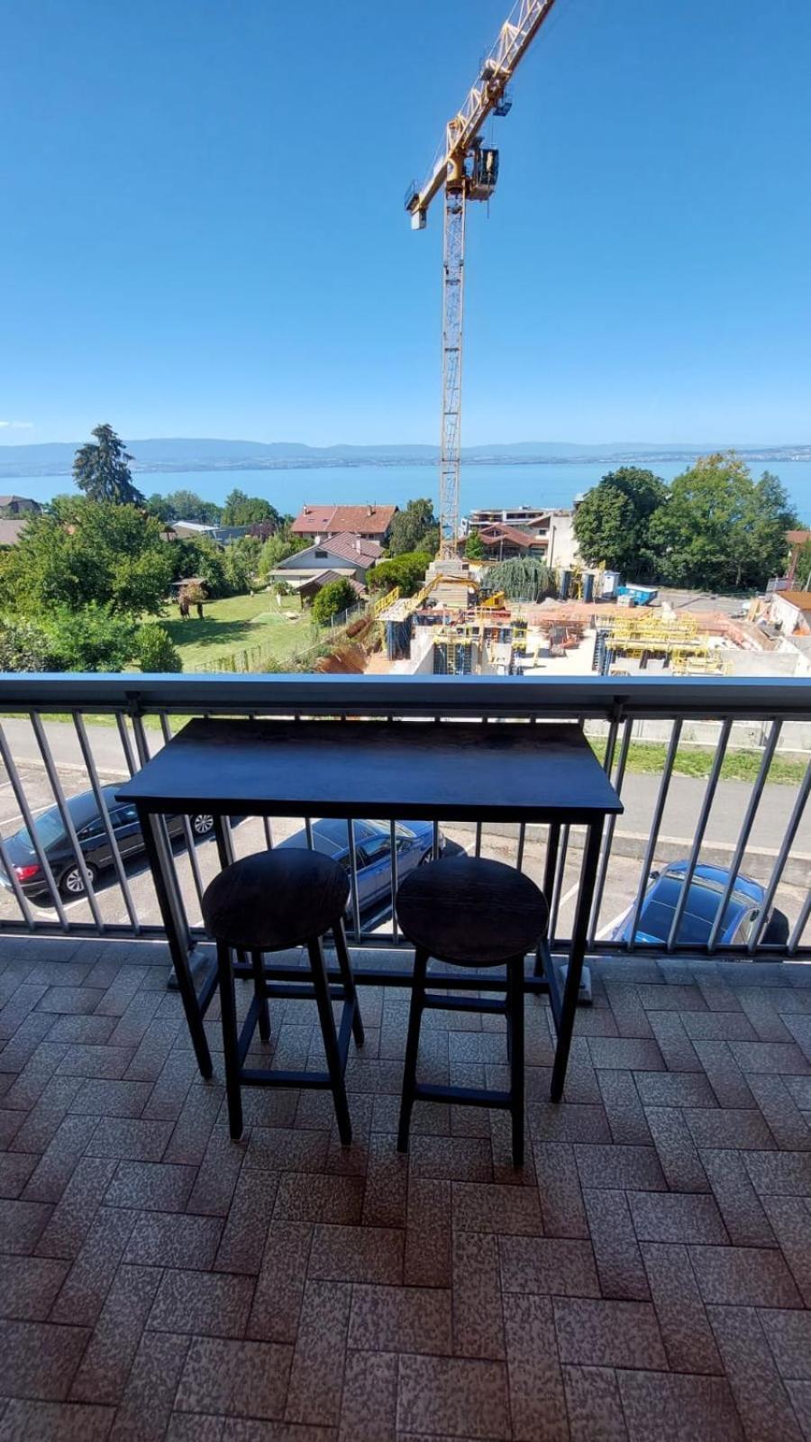 Appart Cosy Avec Vue Sur Le Lac Leman Эвиан-ле-Бен Экстерьер фото